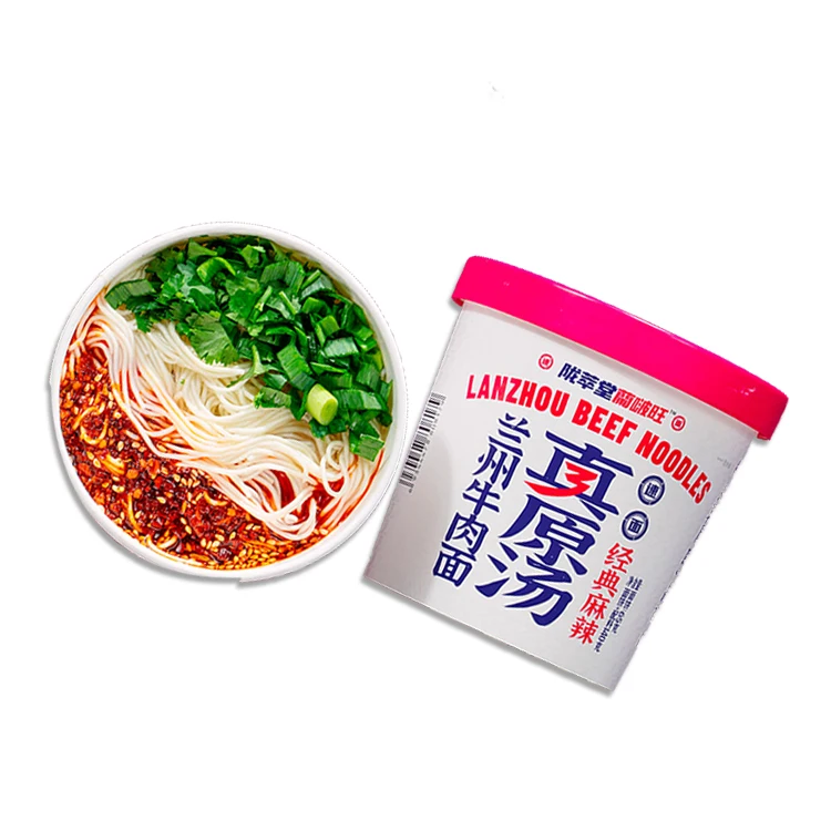 Chinese Manufacturing Oem Noodle Instant Soup 6 Cups Of In A Full Cup Instant Noodles