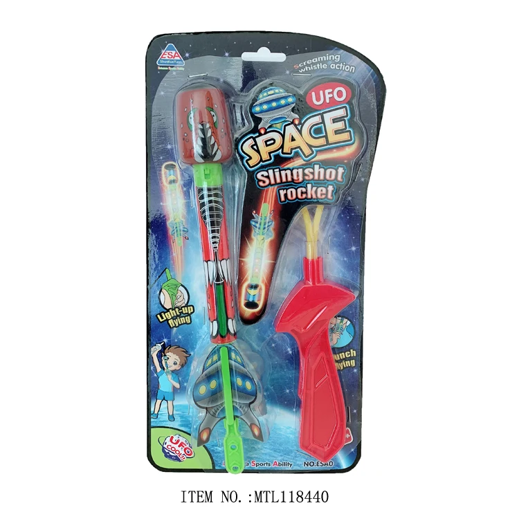 Amazon New Outdoor EVA Foam Rocket Launcher For Kids Rocket Toys For Child pedal model rocke