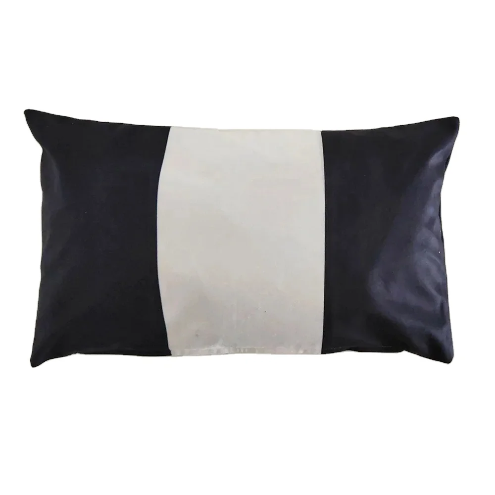 Luxury Black Cushion With 30x50cm With Gold Geometric Print Pattern Pillowcases With Small Quantity and Fast Delivery