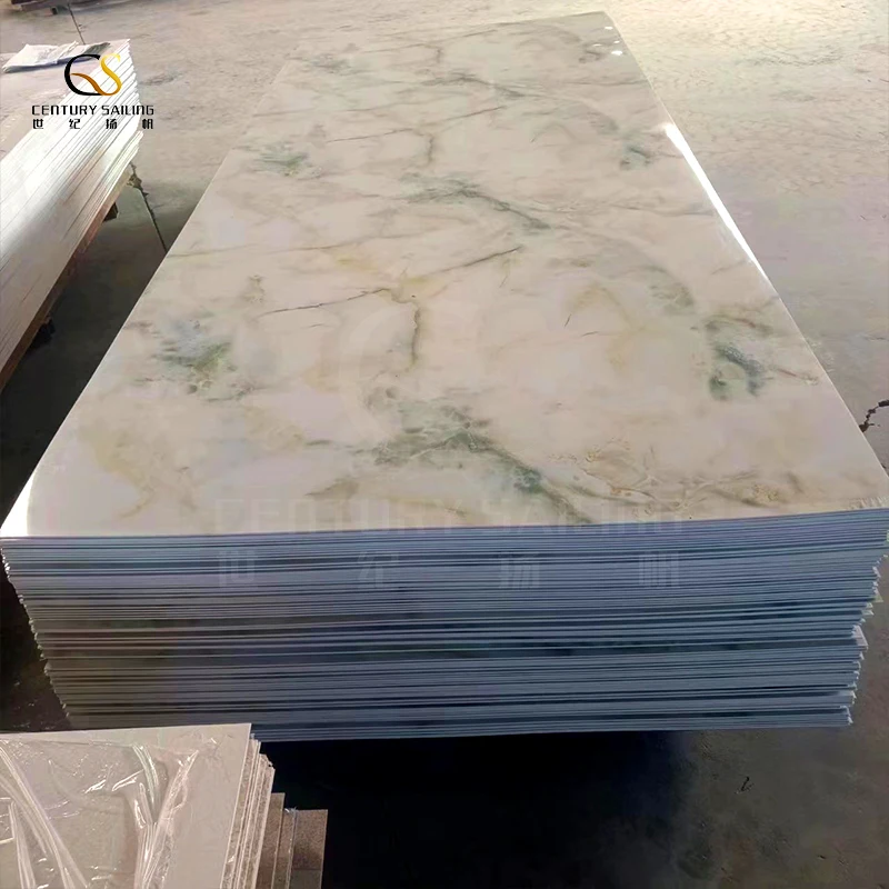 plastic Wall panel marble for wall decoration manufacturer Flexible waterproof alternative plastic Wall panel marble