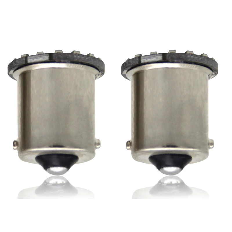 Автомобильный светодиодный сигнальный фонарь указателя поворота стоп-сигнала S25 1156 1157 4014 18 SMD поворота стоп-сигнала 12 месяцев nicebonjour Универсальный 12 ~ 24V