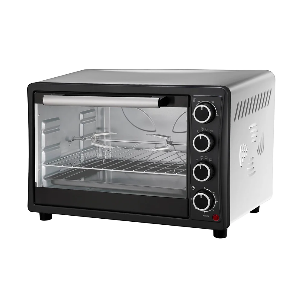 35L Smart Mini Oven with Air Fryer & Toast Functions Multifunctional Electric Oven with Temperature Control for Cookies Baking