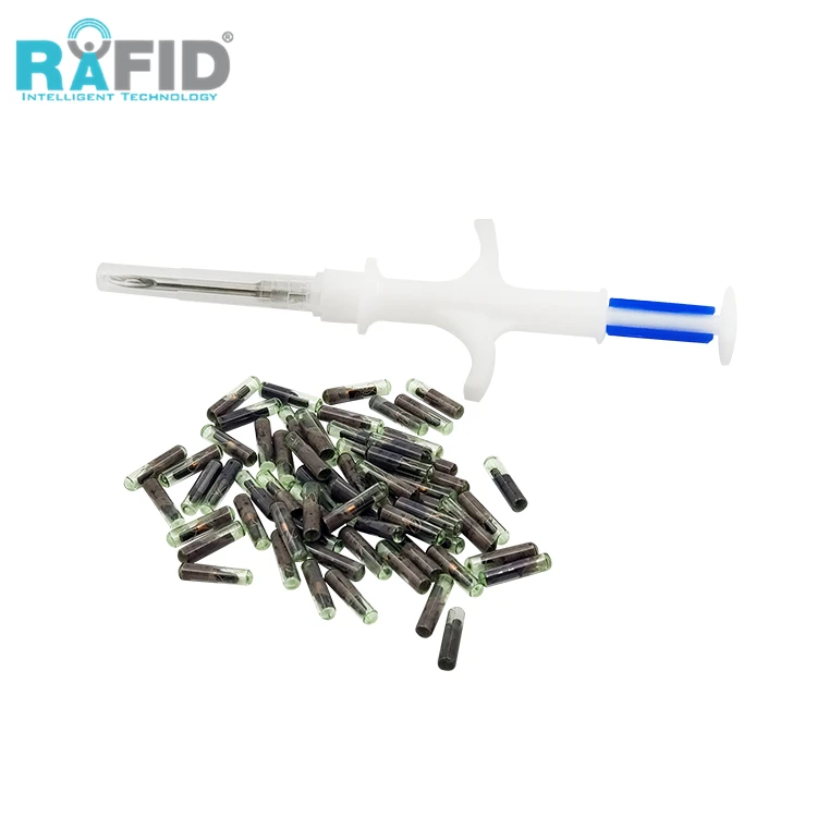 RAFID High Quality ISO117845 134.2KHz EM4305 micro chip animals id tracking rfid glass tag