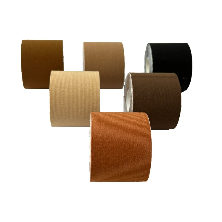 Waterproof Push Up Breast Lifting 2 Inch boob tape breast lift tape With Silicone Nipple Cover Set OEM Factory Fuluo