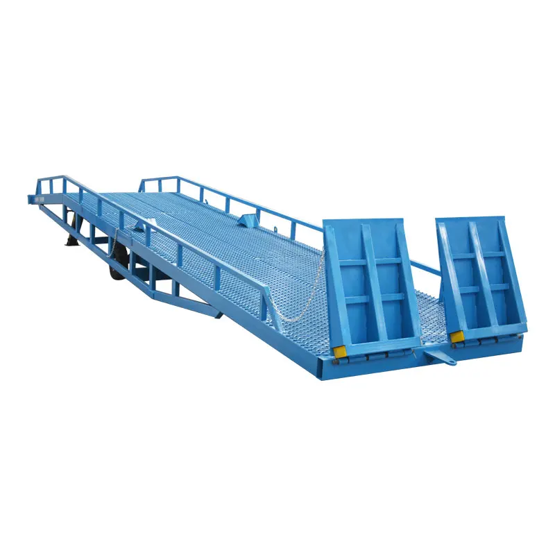 Qiyun Kinglift 10t Hydraulic  Forklift Use Lifting Goods Truck Container Unloading and Loading Ramp
