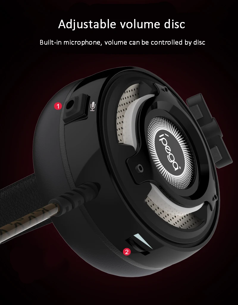 Gaming Headset for Xbox Headphones for Playstation5 Game Headset with Noise Canceling Mic & LED Light Compatible with Switch/PCC