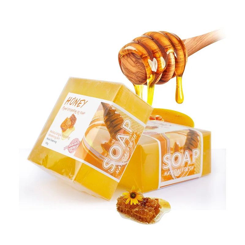 Wholesale Deep Cleansing Whitening Moisturizing Orange Handmade Kojic Acid Soap honey soap