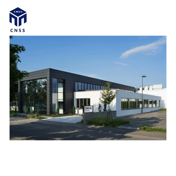 Modern Designed Prefabricated Industrial Metal Building Light Steel Structures office building