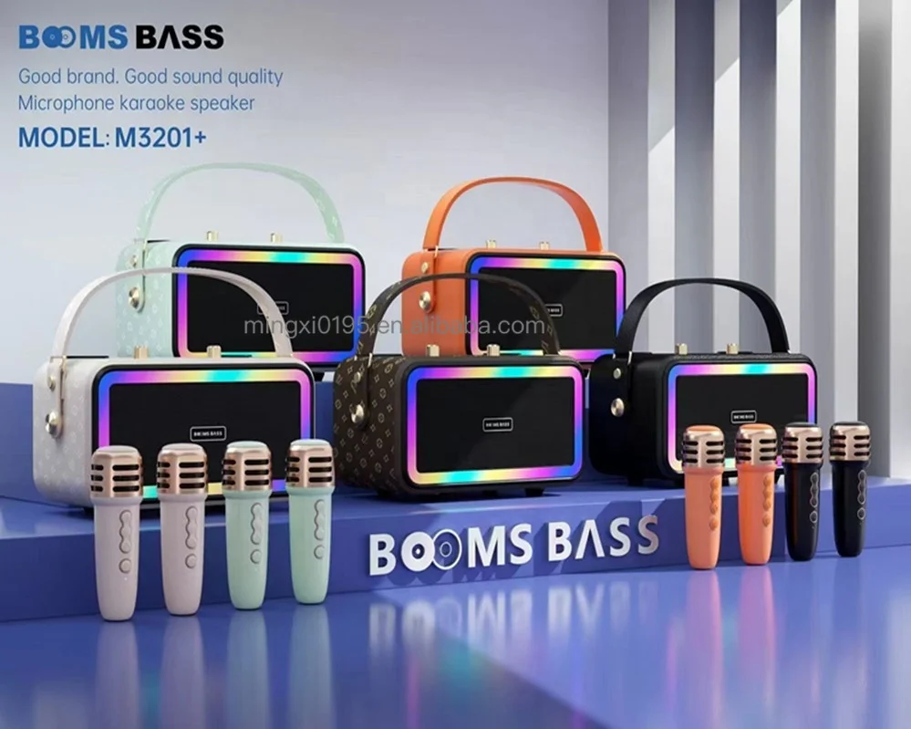 M3201+ corneta amplificada altavoz y bocina bt speaker extra bass outdoor dj party karaoke speaker with wireless microphone