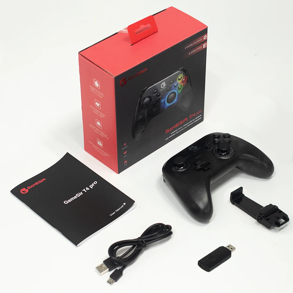  Беспроводной игровой контроллер для GameSir T4 Pro геймпад с держателем Android/