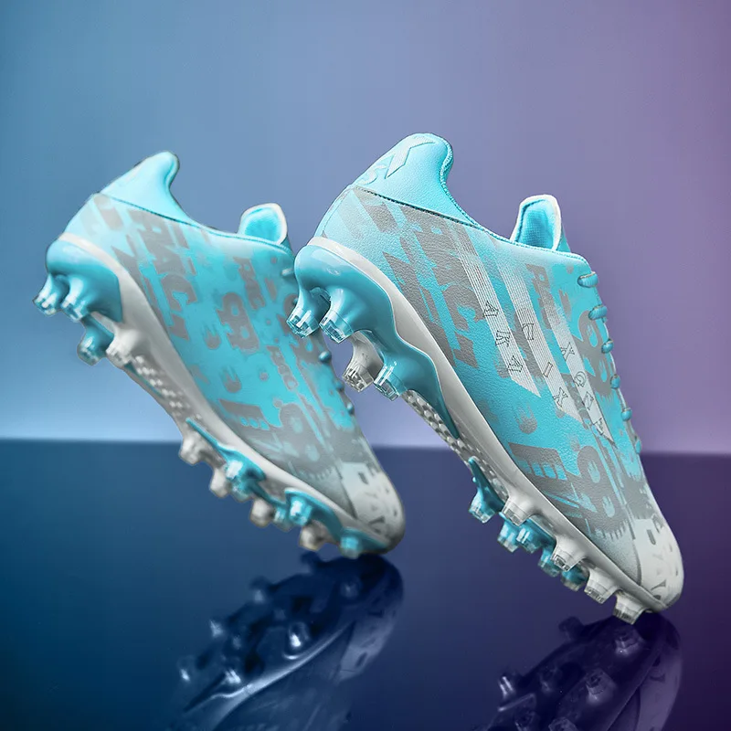 Wholesale hot selling men and women tf broken nails AG nails training football shoes  professional football boots black