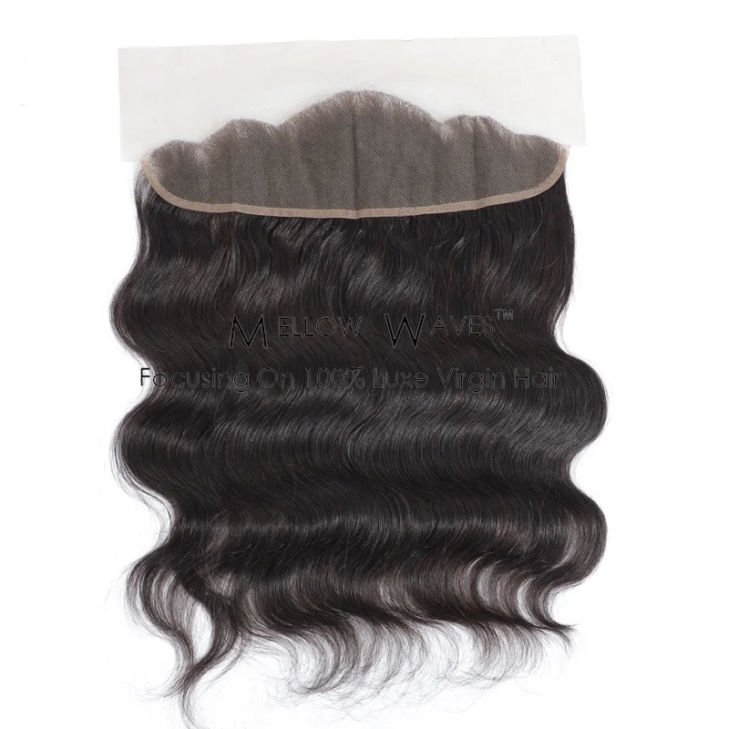 
Mellow Waves double drawn 100% virgin human hair 13x4 body weave natural black curticle aligned hair 2021 new style 