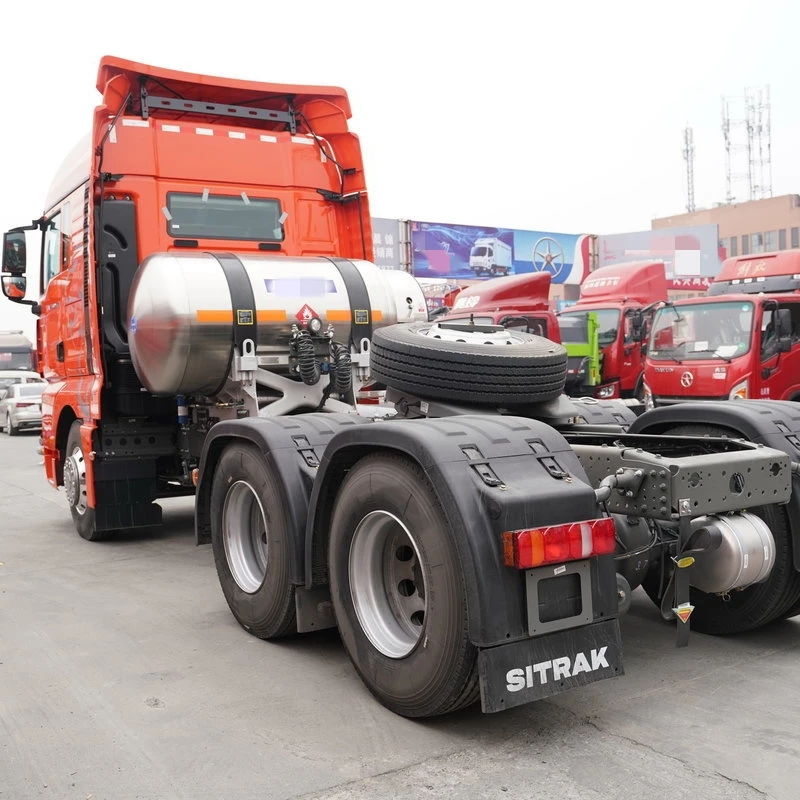 Reliable Sea Freight Delivery China Low Price Anti-Lock Braking System Sitrak 6x4 Tractor Truck EURO 5 480HP Sitrak g7 CNG Truck