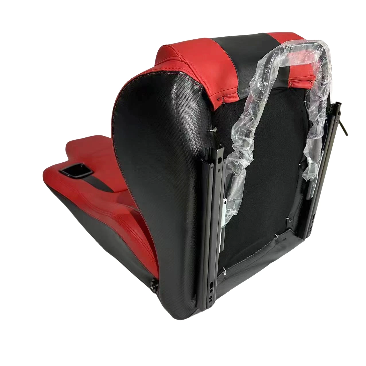 New Style Splicing Color PVC Leather Dual Sliders Modified Car Seats Sim Racing Seat