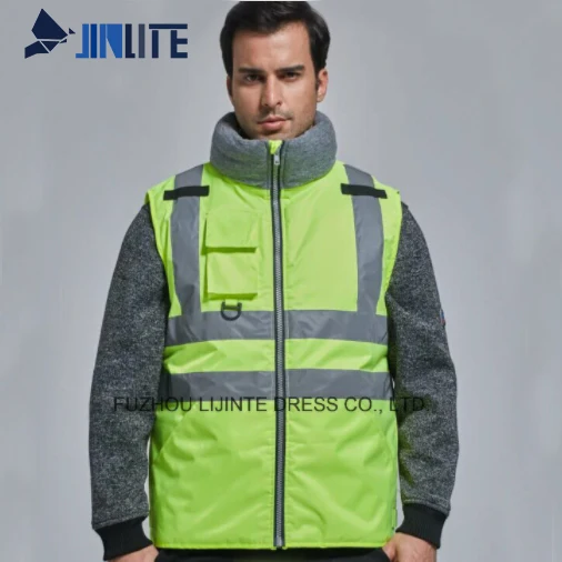 practical  Waterproof High Visibility Reflective Clothing for Worker Safety Vest hivi workwear FOB Bangladesh