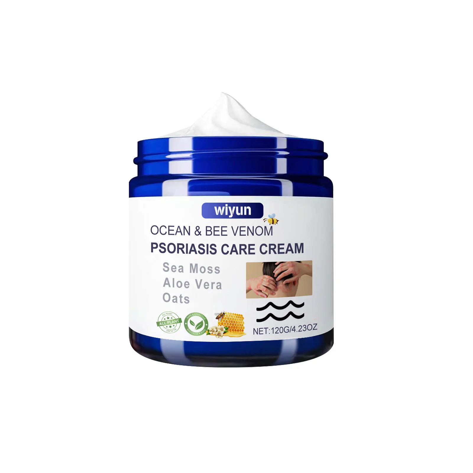 Bee Venom Skin Care Cream restores red and itchy skin moisturizes skin cools and relieves itching