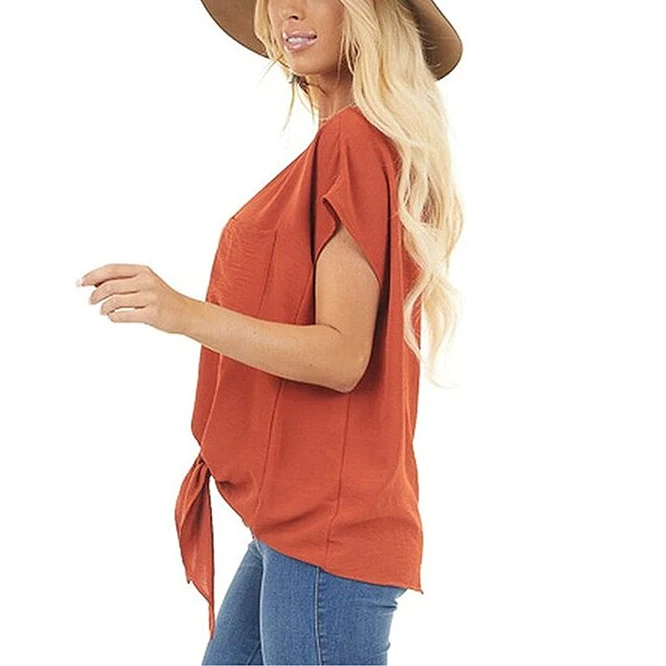 Chinese producer t shirt dress women summer loose fit t shirt femme short-sleeves deep v neck t-shirts woman