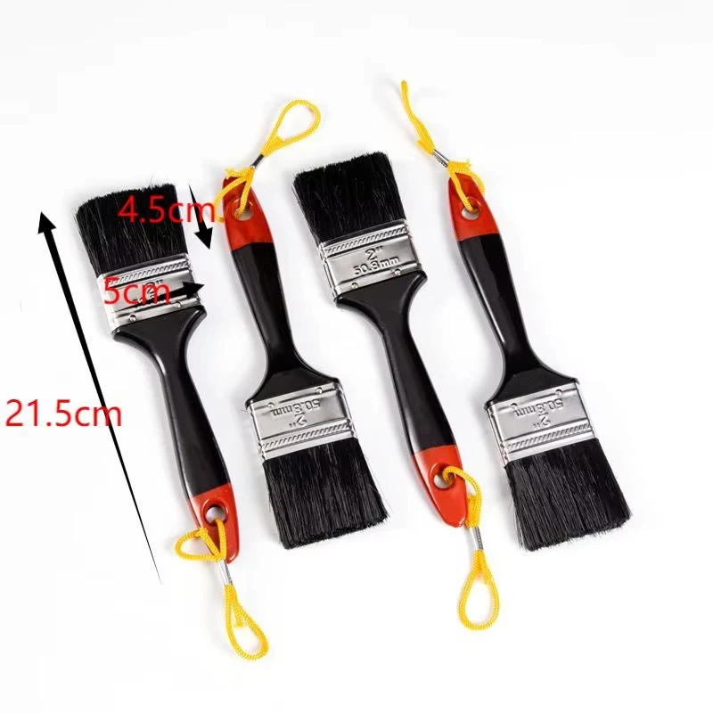 Professional Industrial Grade DIY Paint Brush Elegant Trim Bristles with Plastic Handle for Wall Decorating Custom OEM Support