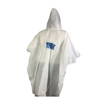 Industrial plastic single person waterproof custom rain coat man