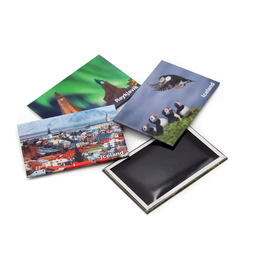 High Quality Tunisia Thailand Bangkok City Tourist Souvenir MDF Wood Fridge Magnets Custom Wooden Fridge Magnets