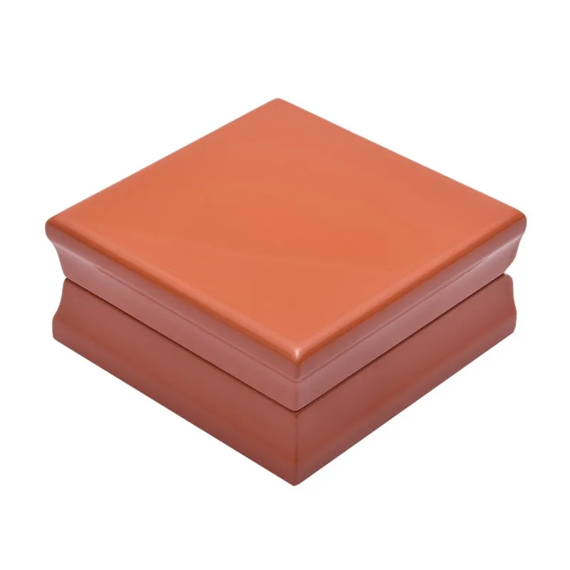 high end factory manufacture jewelry storage case high glossy classic piano lacquer popular wood single wedding jewelry ring box