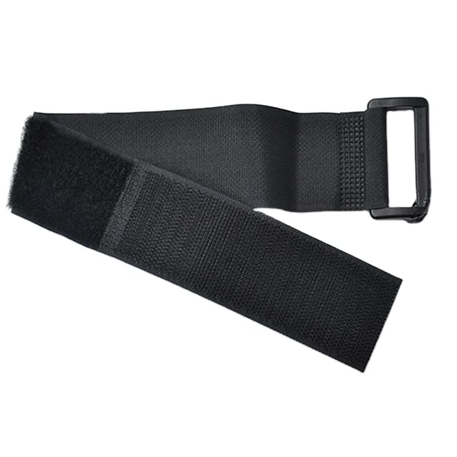 China Manufacturer Custom Size Elastic Hook And loop Strap Soft Adjustable Bike Strap Cable Tie