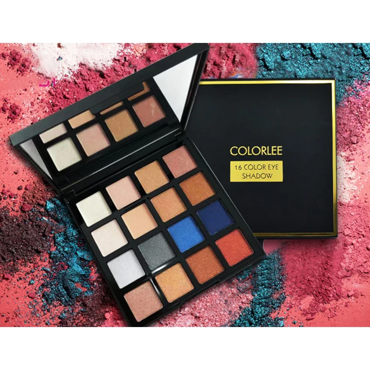 Custom Empty Makeup Cardboard Eyeshadow Palette Wholesale 16 Colors Eyeshadow Private Label
