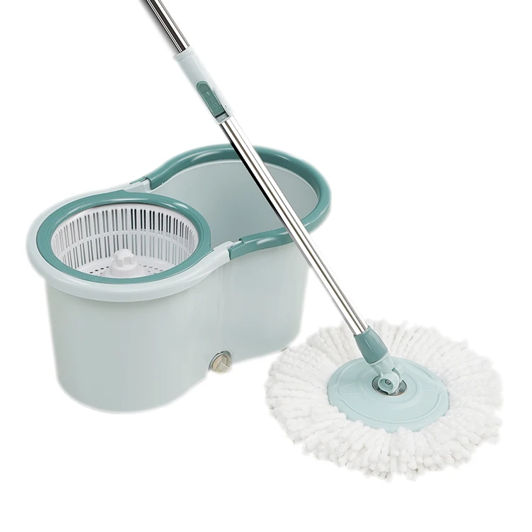 
Stainless Steel Pole Handle replacement Magic Wash Mops set Water Squeeze Flat Cleaning Mop With Bucket 