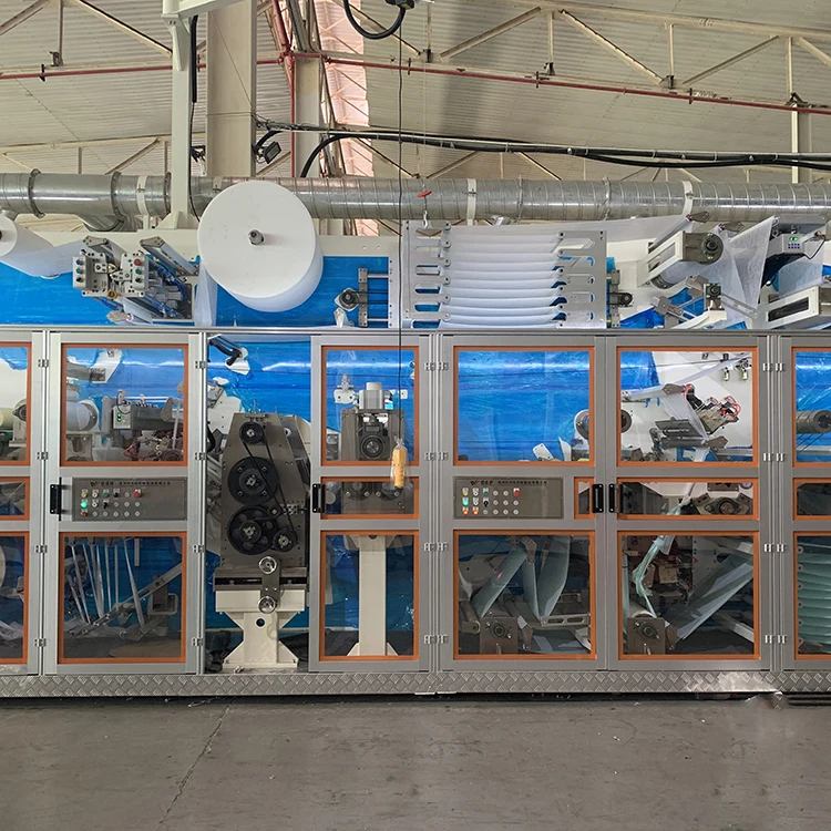 QuanZhouXingYuan Full Automatic Under Pet Bed Pads Making Machine Production Line