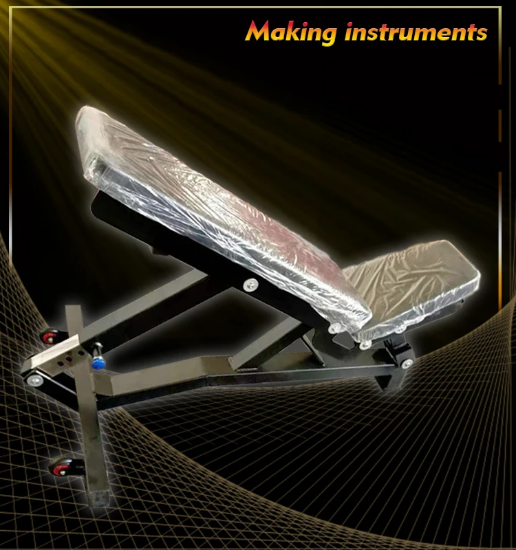commercial gym equipment Best steel tube training adjustable bench that used in building shape