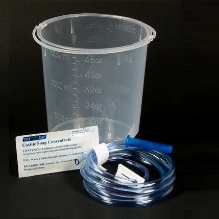 1.5 Quart Portable Plastic Enema Bucket