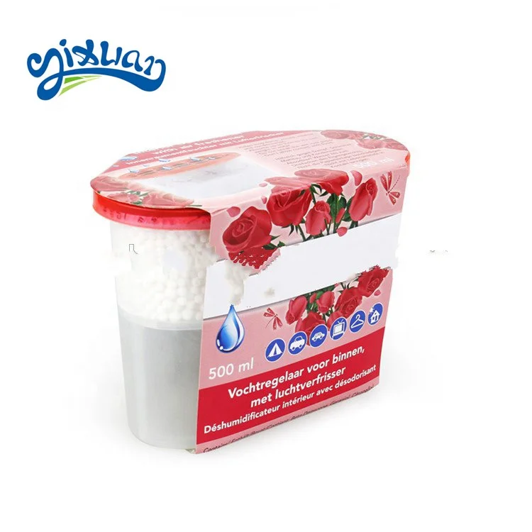 High efficient scented humidity remover box calcium chloride box homeuse moisture absorber box