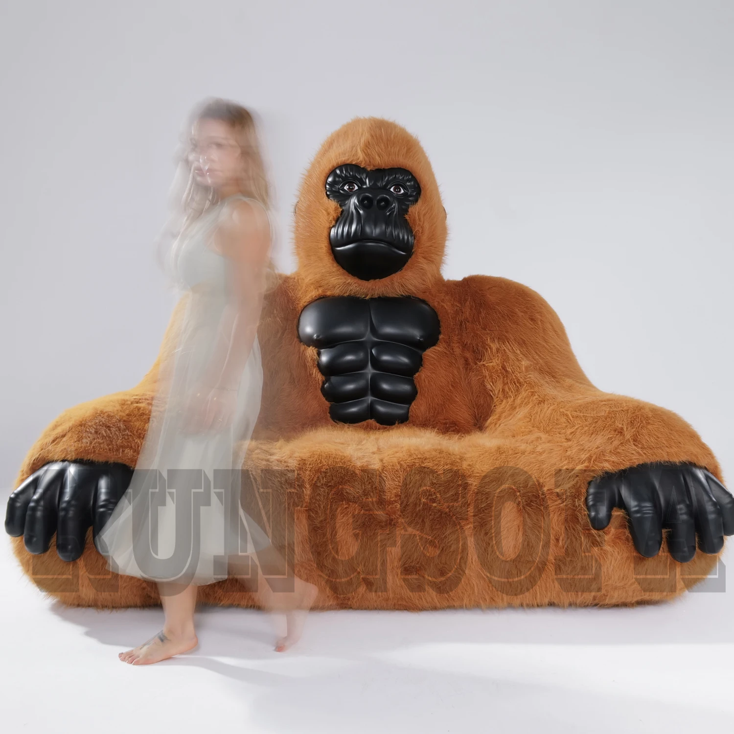 New Arrivals featured creative gorilla sofa living room furniture animal sofa bedroom bed creative size Living Room Furniture