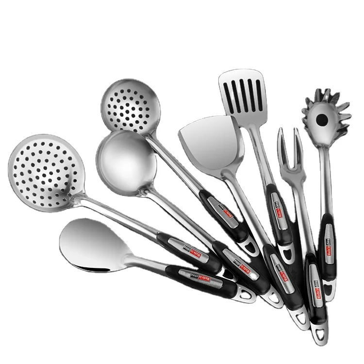 Hot sale Stainless Steel 201/410 Kitchen Utensils sets Cooking Tools Sets Metal Kitchenware Sets