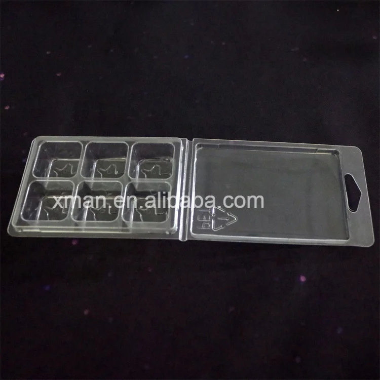 HOT SALE Clam Shell Melts Moulds for wax melt clamshell 6 cavity from China