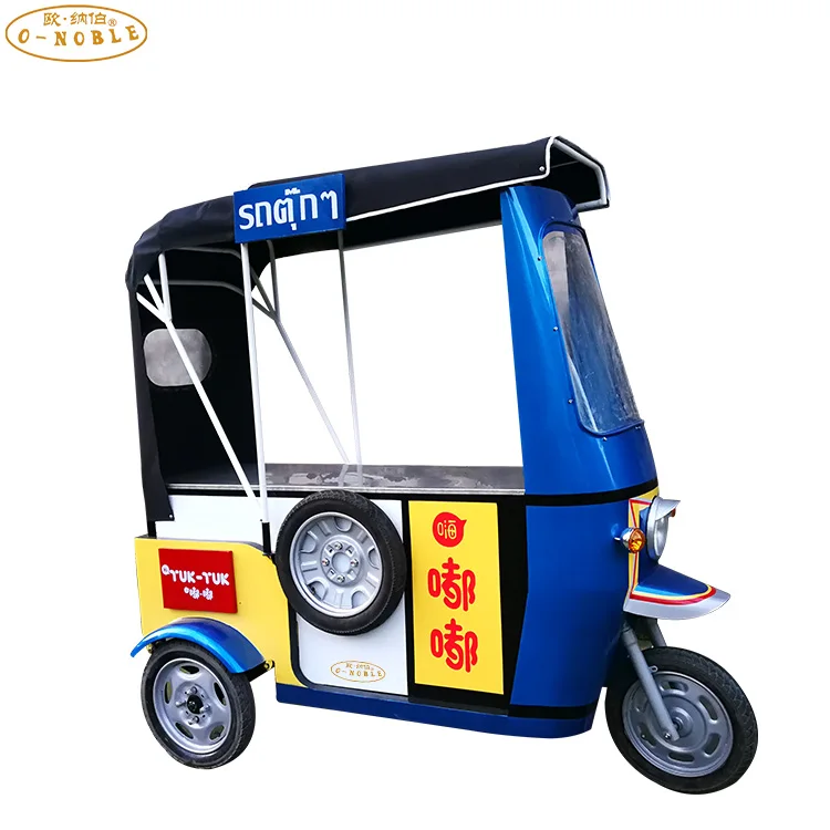 Street view fast food truck tricycle display operation table restaurant display tricycle can be moved to support customization