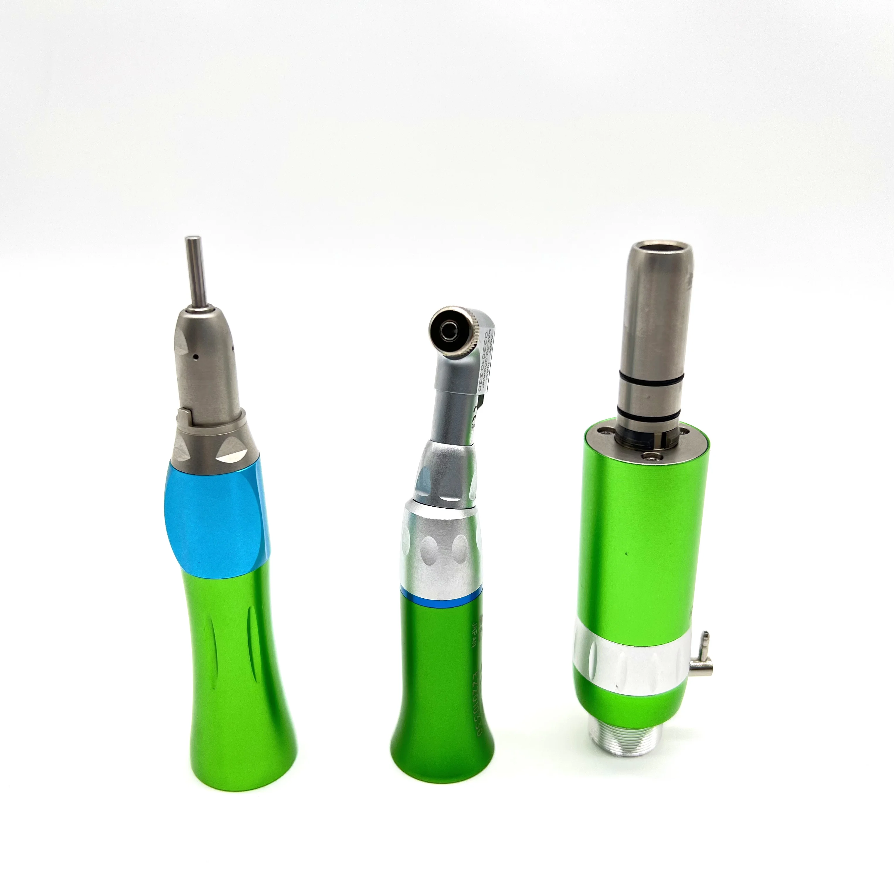 Colorful slow speed dental handpiece set air motor dental contra angle  straight handpiece