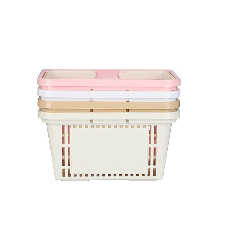 Latest New Foldable Picnic Basket Collapsible Storage Crates Stackable Storage Container Basket Grocery Shopping Basket