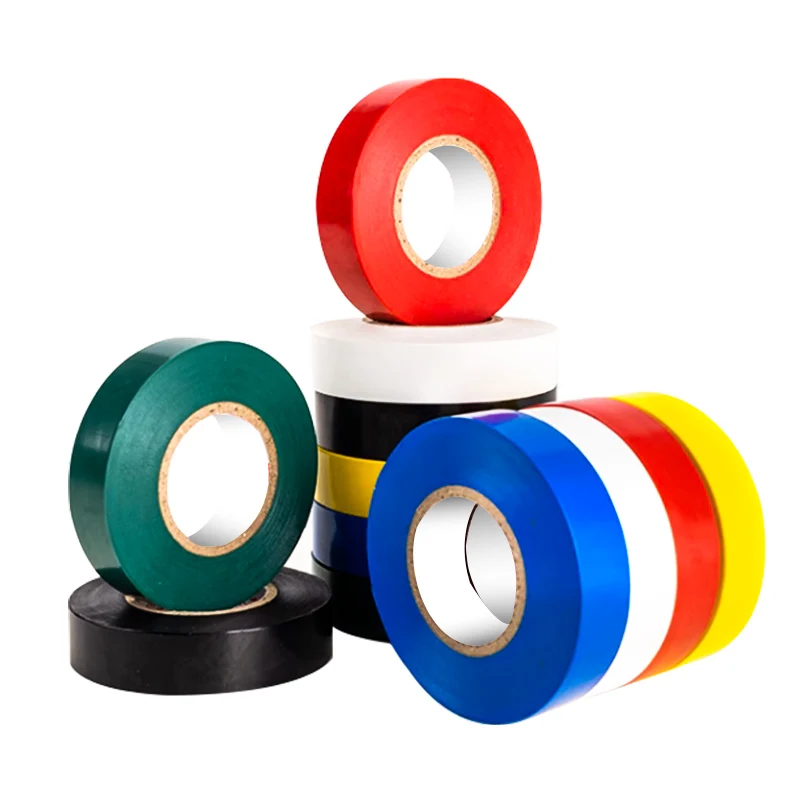 BYSLI Heat resistant colored electrical maintenance insulation tape rubber safety protective PVC adhesive Insulating tape