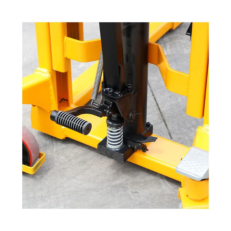 Haizhili 1t 3m Manual Pallet Stacker Movable Hydraulic Lifter Forklift Hand Stacker 1000kg Walk Behind Forklift for Warehouse