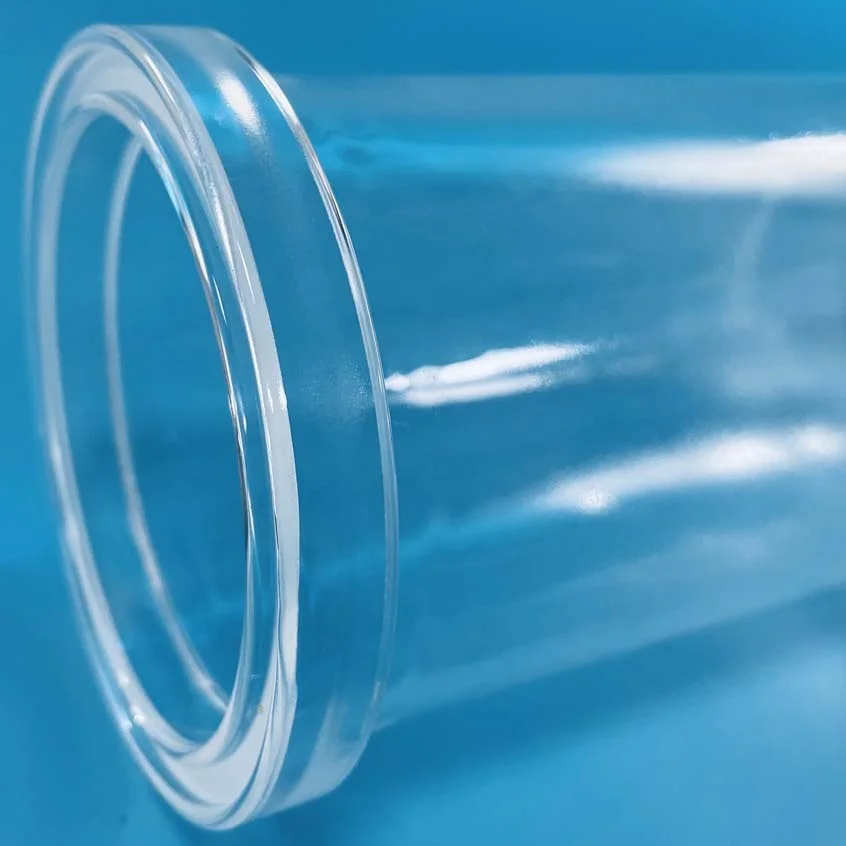 Customized Quartz pipe flanges for vacuum, pressure, liquid and gaseous systems