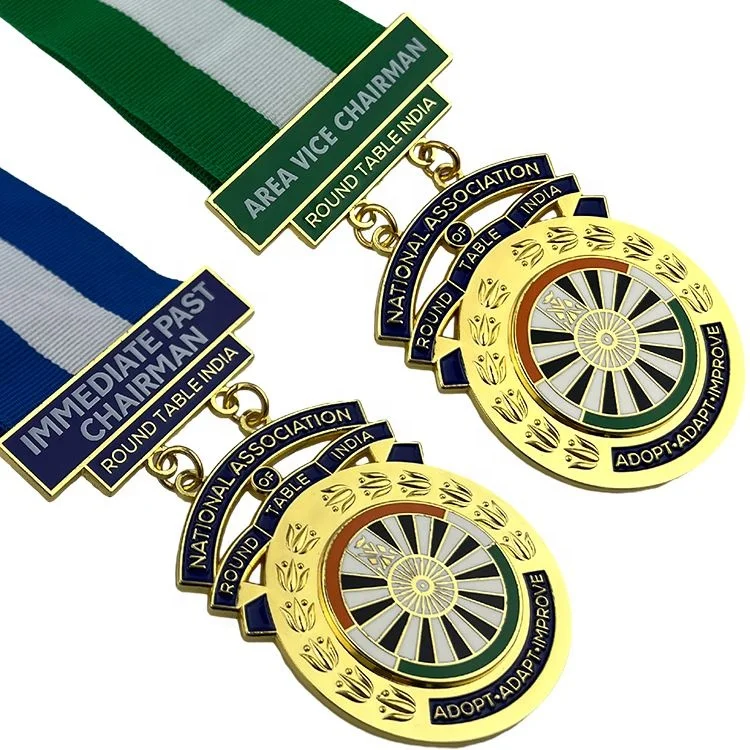 Design Your Own Iron Zinc Alloy Metal Logo Running Medals Custom Sports Finisher Award Marathon Gold Medal For Souvenir