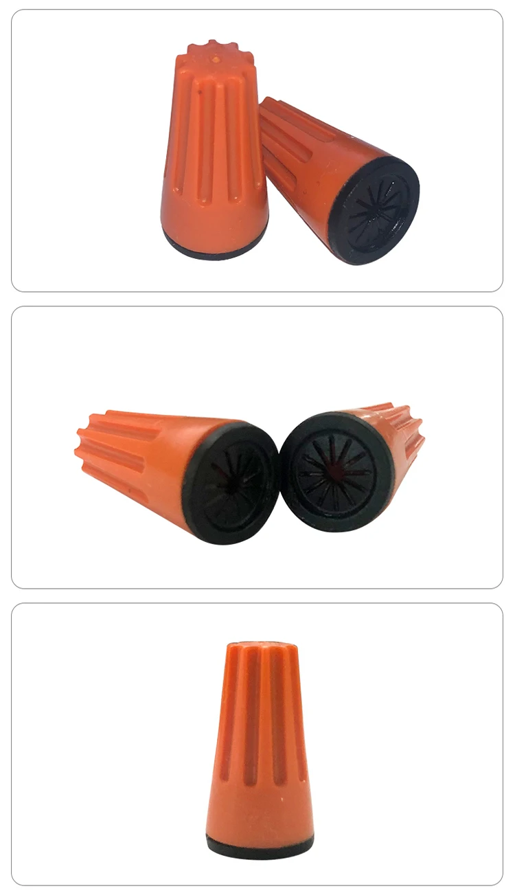 national standard Rotating wire terminal closed-end connector 500pcs per pack spiral spring terminal connector P4