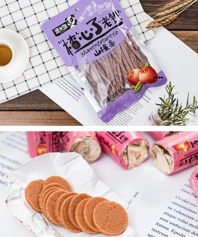 Yummeet wholesale chinese food healthy snacks Dried Fruit Snacks hawthorn flake