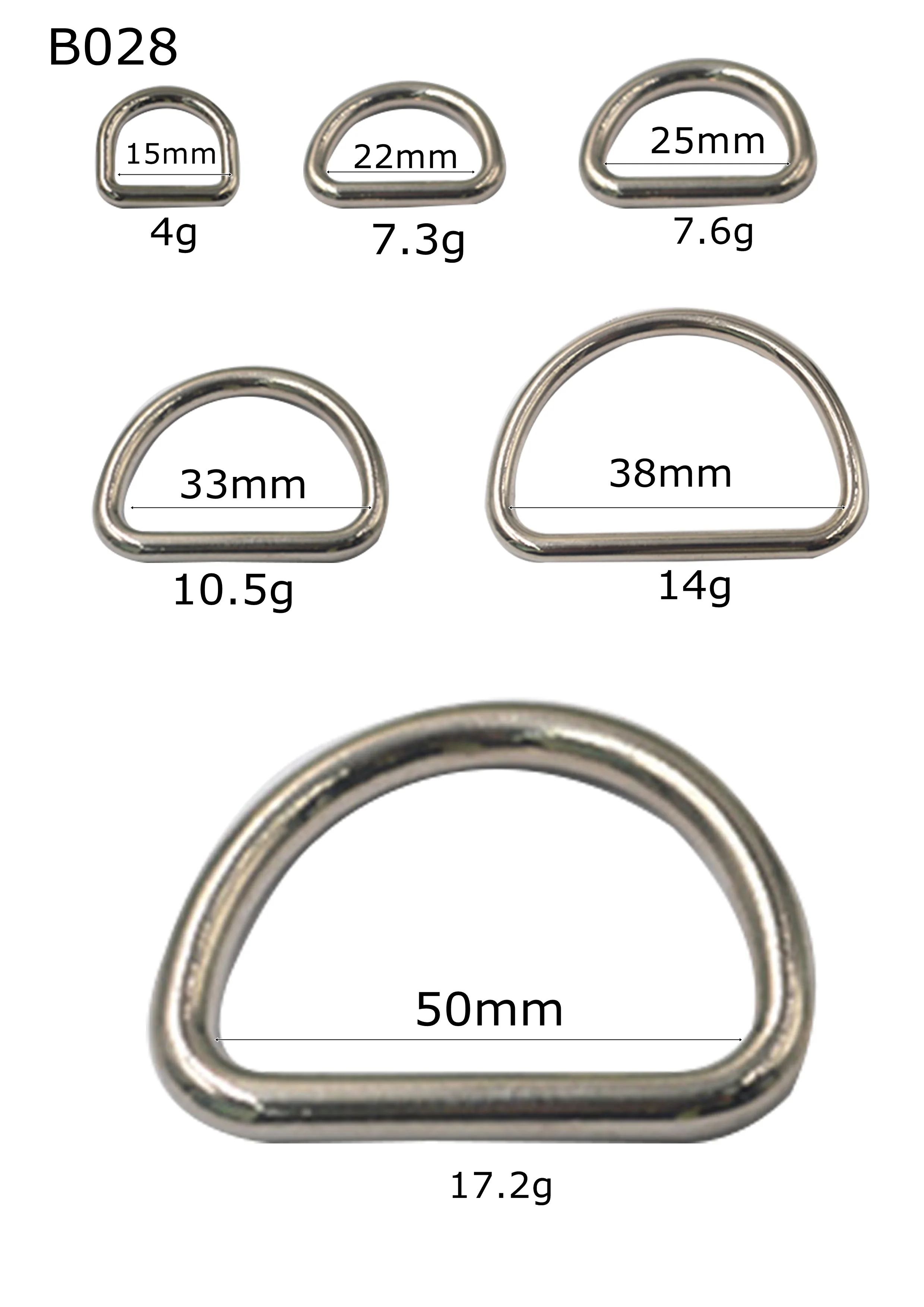 High quality   1 inch  metal   G hook  ladder   buckle  adjustable  buckle  for  webbing