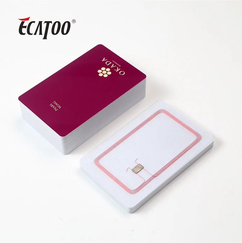 China factory customized printed plastic gift card loyalty card with holder envelope packaging