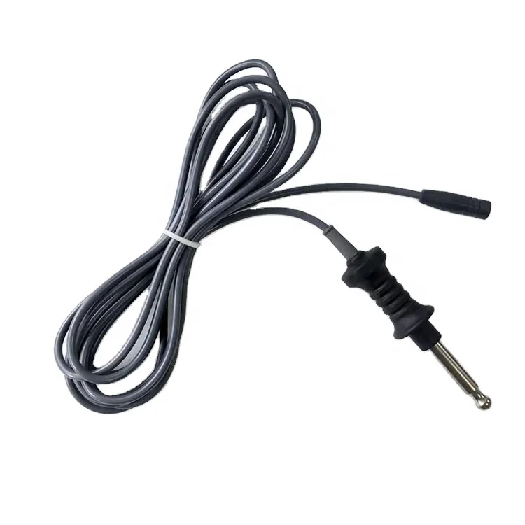 Surgical Cable for Olympus/ERBE/Valleylab instrument Monopolar HF Line 3 meters Male Plug 8mm to 2mm Female Cutting/Coagulation