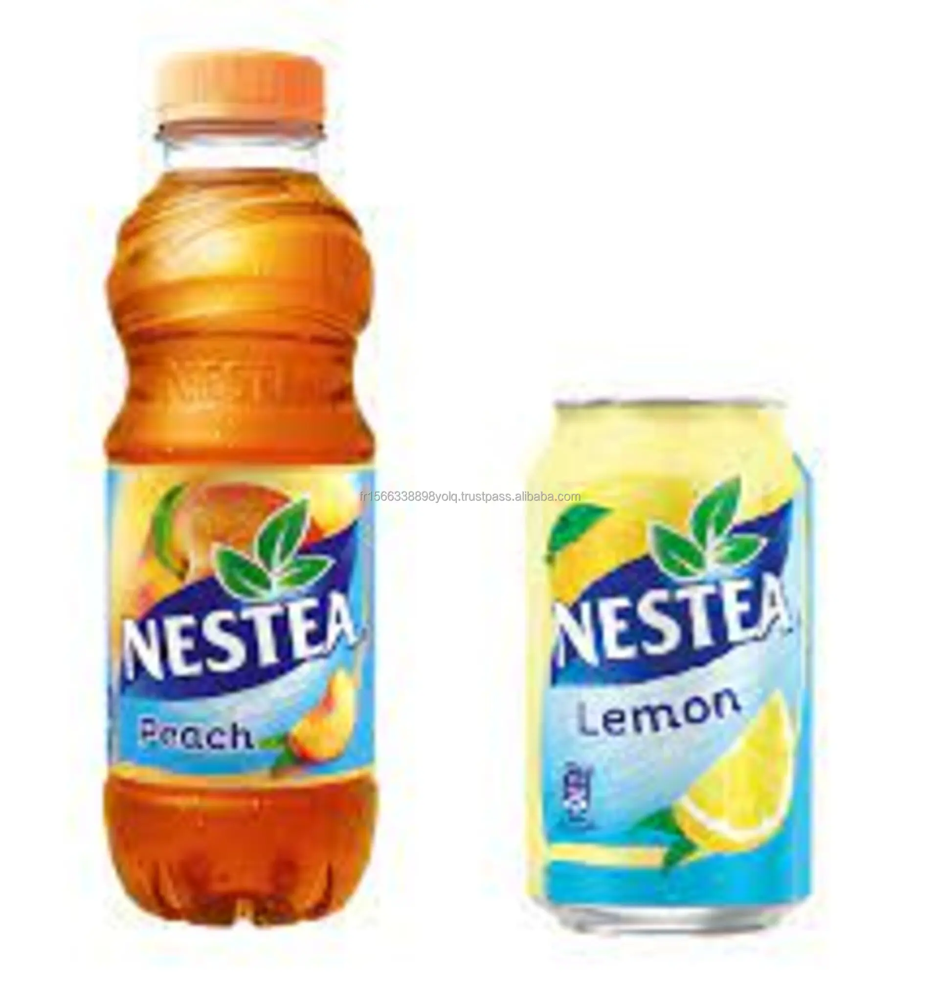 Nestea Iced Tea Lemon, 400 gram with Free Sipper, (makes 1 Litre) - Lemon Ice tea