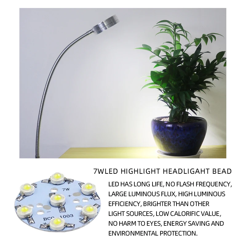 LED Work Light Adjustable Flexible L40cm gooseneck Magnetic Base Workshop Working Lamp Machine Tool Light Long Arm Hose Workshop
