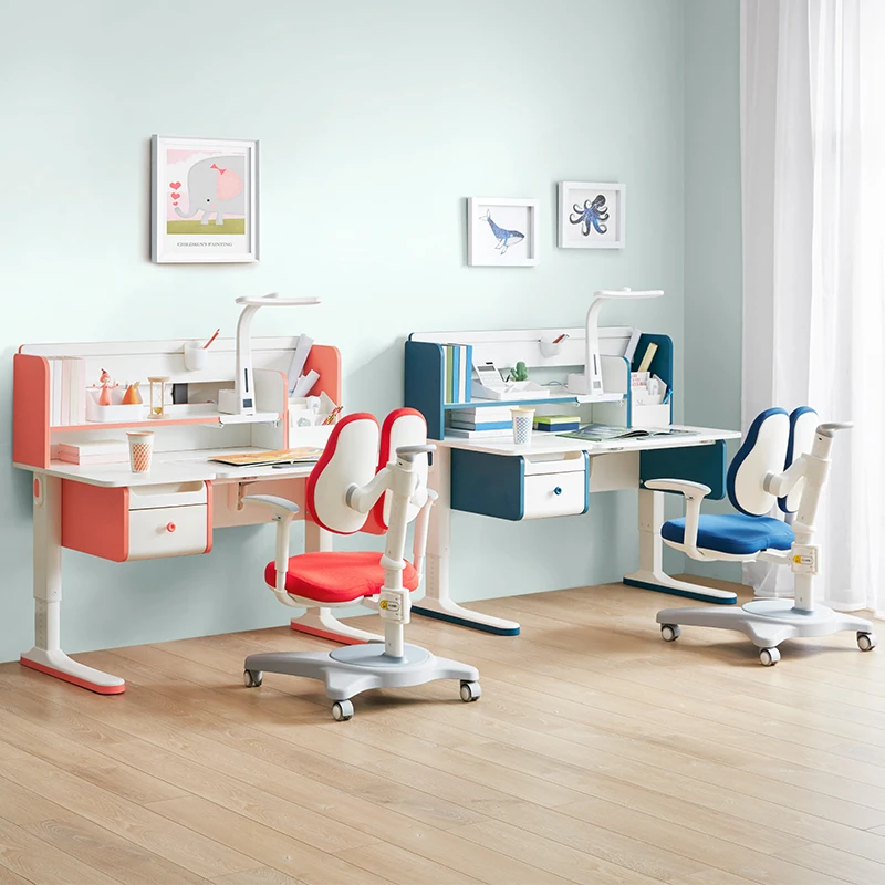 More ergonomic study children study table, table and chair set supplier